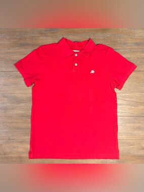Aeropostale Men's Red Polo Shirt #139